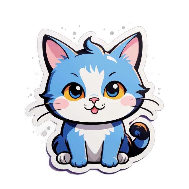 cute cat sticker