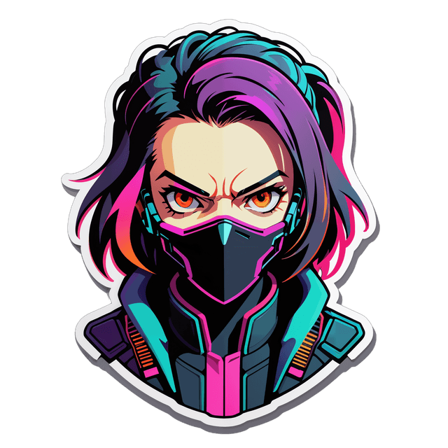 cyberpunk sticker