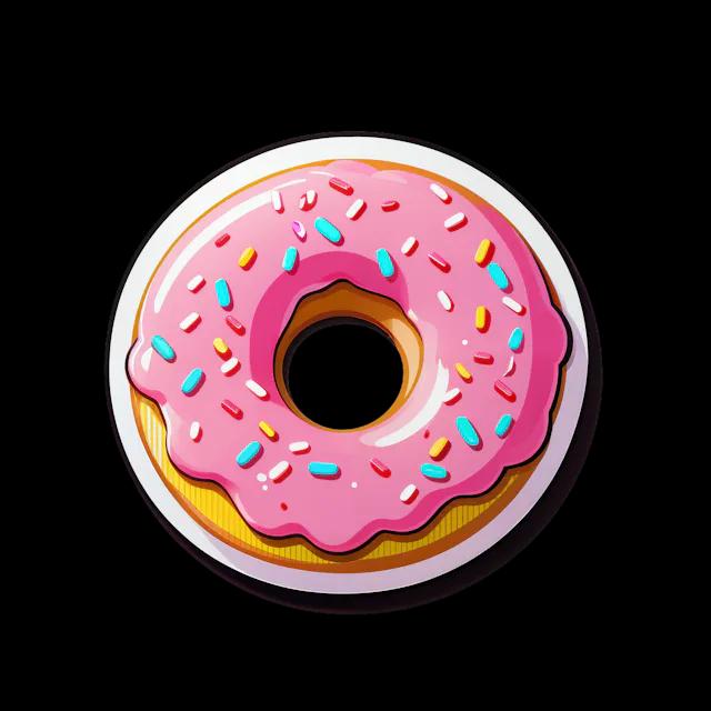 donut sticker